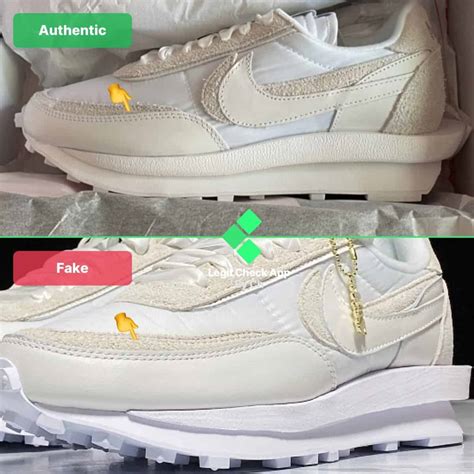 how to tell if nike sacai are fake|How to Spot a Fake Sacai x Nike LDWaffle “Summit White”.